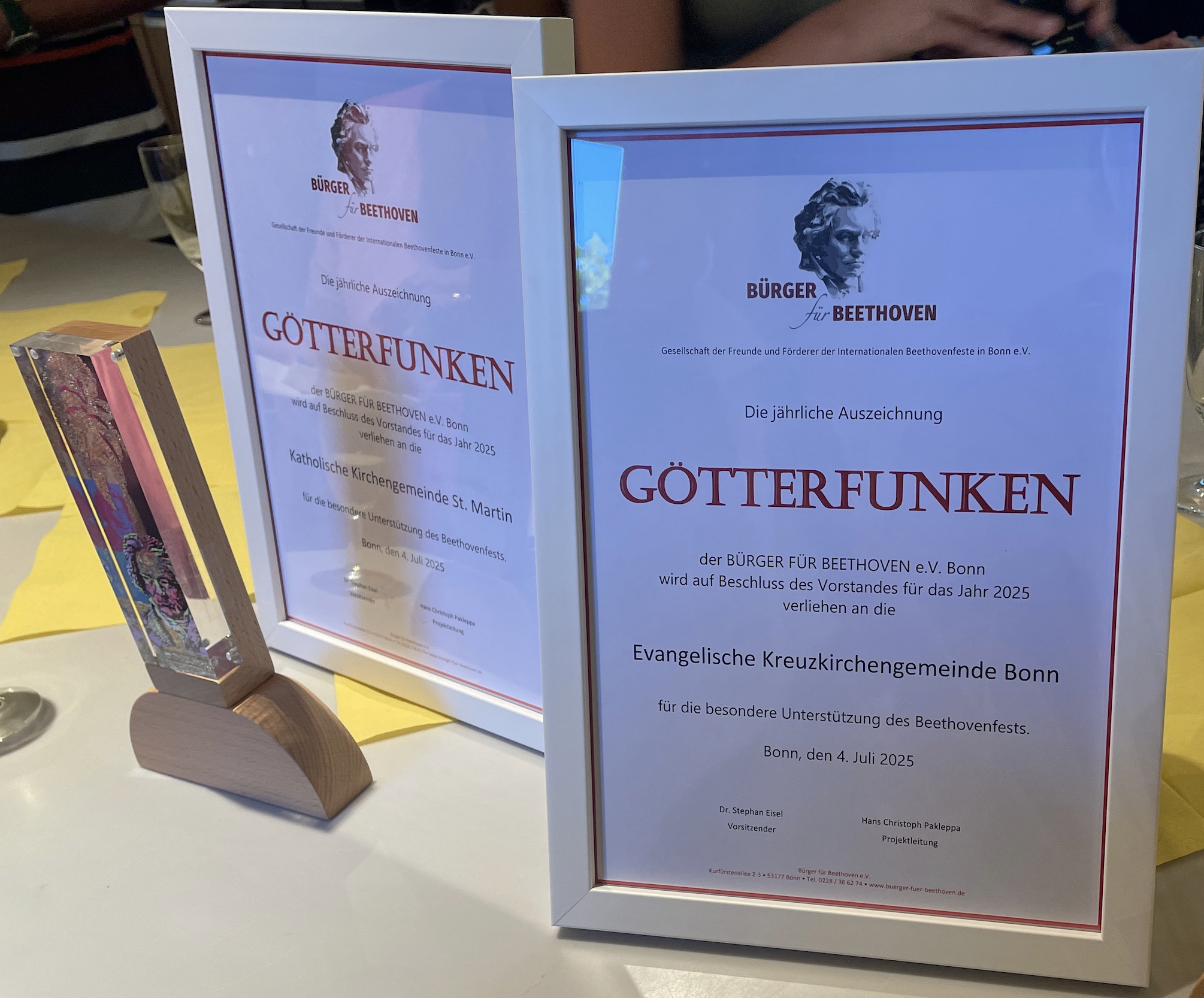 Den Gtterfunken 2025 erhielten am 4. Juli