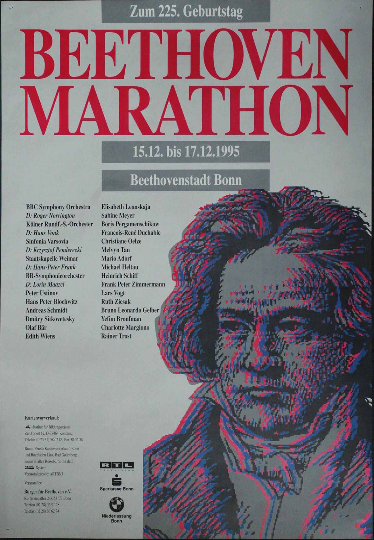 20 Jahre BRGER FR BEETHOVEN: Der Grndungsvorsitzende Barthold C. Witte mit dem heutigen Vorsitzenden Stephan Eisel