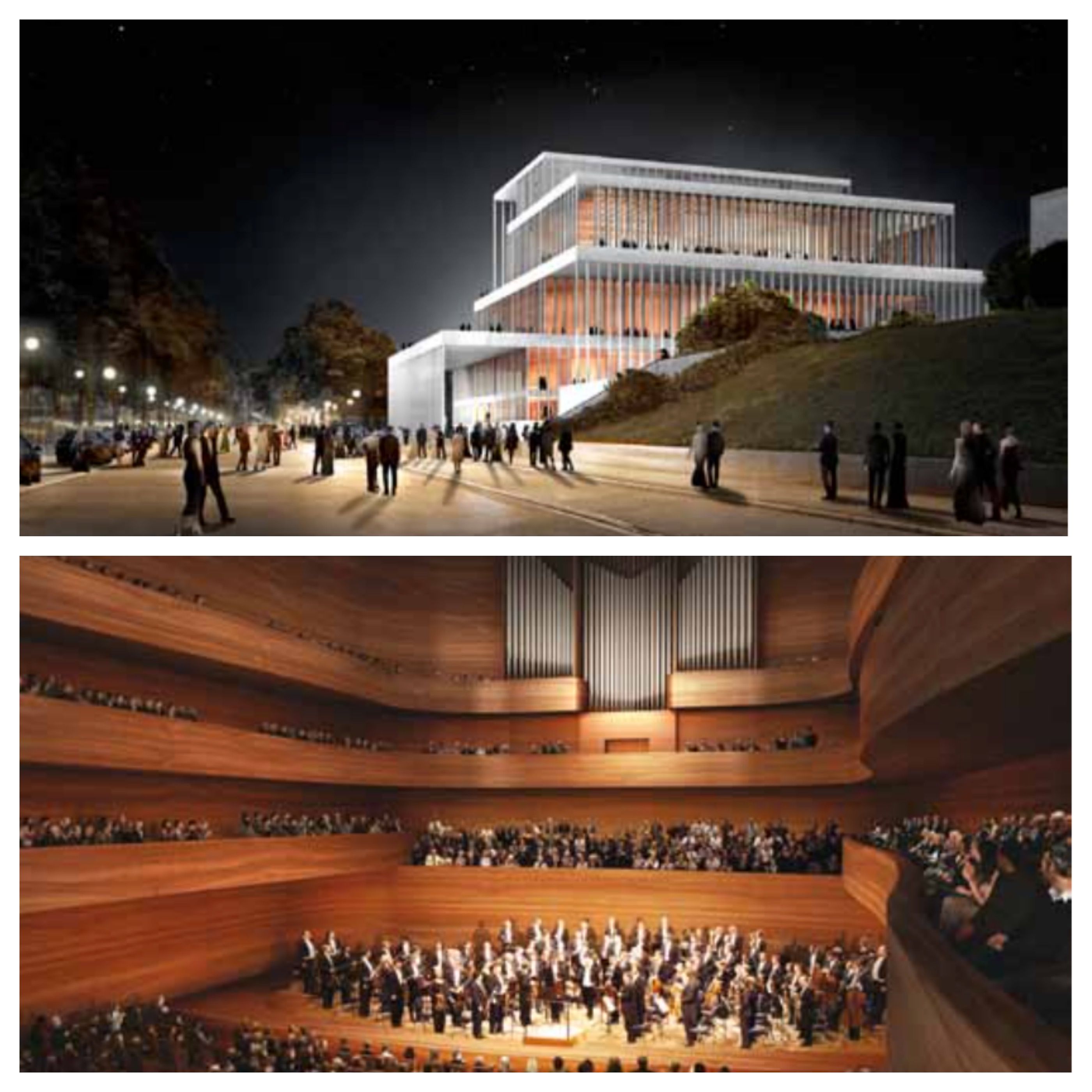 Chipperfield:  Kristalline Architektur auf schlanken Stelzen